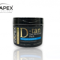 INAPEX Professional D-Tan Tan Removing Face Pack For All Skin Types Paraben Free For Instant Skin Whitening (500 ml)