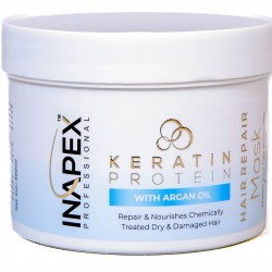 INAPEX Professional Keratin Protein Hair Repair MASK With Argan Oil  (500 ml)