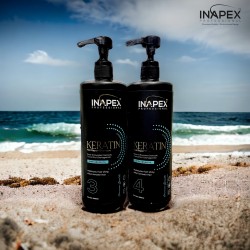 INAPEX Professional Keratin Protein Premium Repairing Shampoo & Mask 1000Ml Each Combo Offer