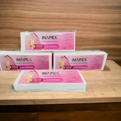 INAPEX Professional Hair Removal Waxing Strips Facial Body Epilating Strips Non Woven Wax 80pcs approx